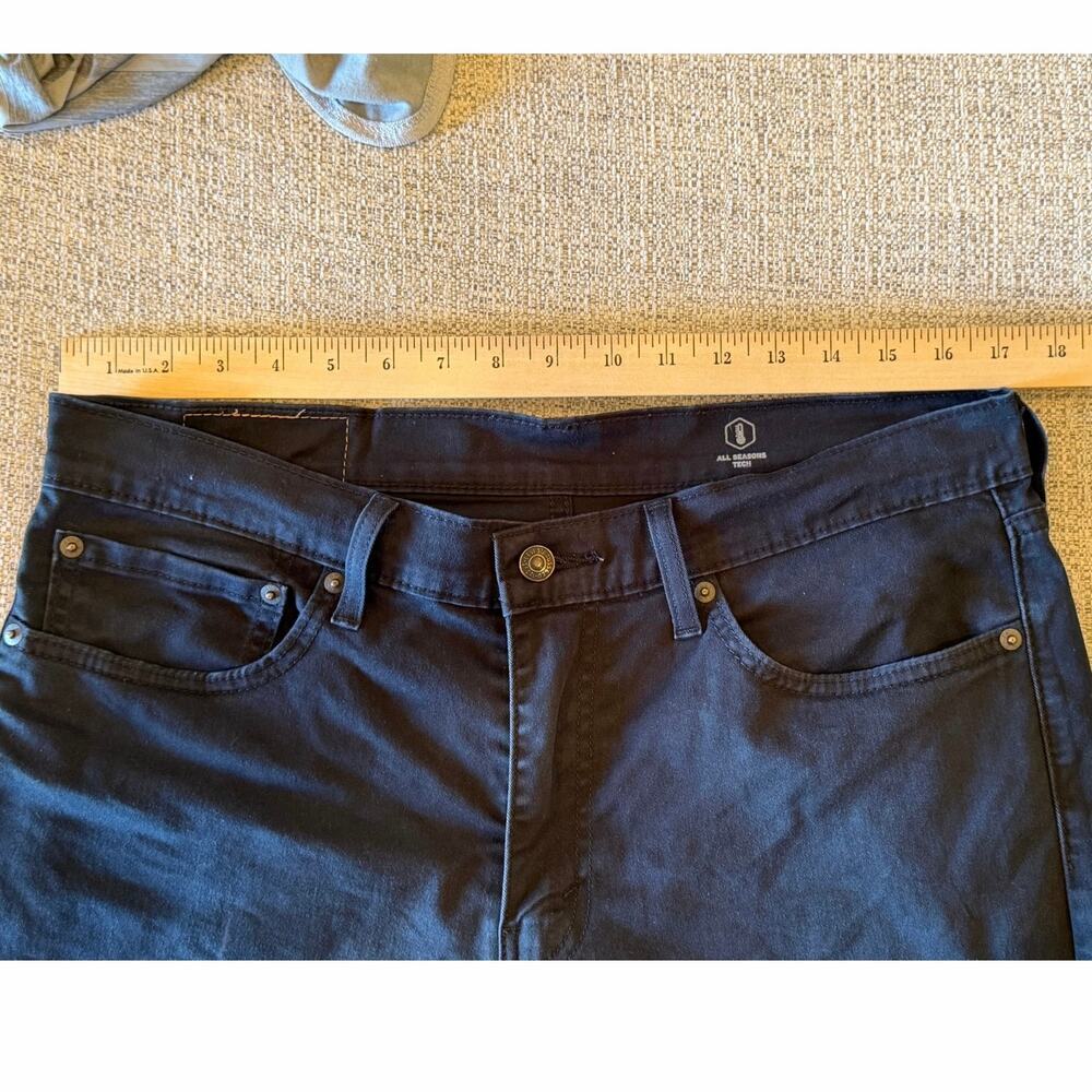 Levi’s 511 Black Jeans All Seasons Tech Men’s W34 L30 34x30 - Picture 7 of 9